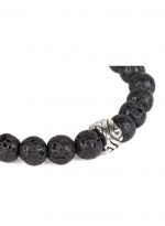 Lav Taşı Dalga Figürlü Tek Ara Parçalı Bileklik - Görsel 2