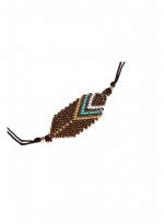 Miyuki Kahverengi Yaprak Bileklik - Görsel 2