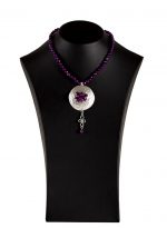 Ametist Kümesi Kolye