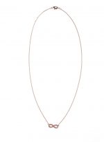 Rose Altın Kaplama Sonsuzluk Kolye - Görsel 3