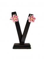 Açık Pembe Kır Çiçekleri Küpe