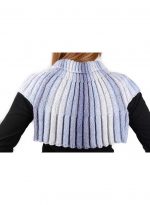 El Örgüsü Gri Tonlarında Kısa Yelek - Görsel 2